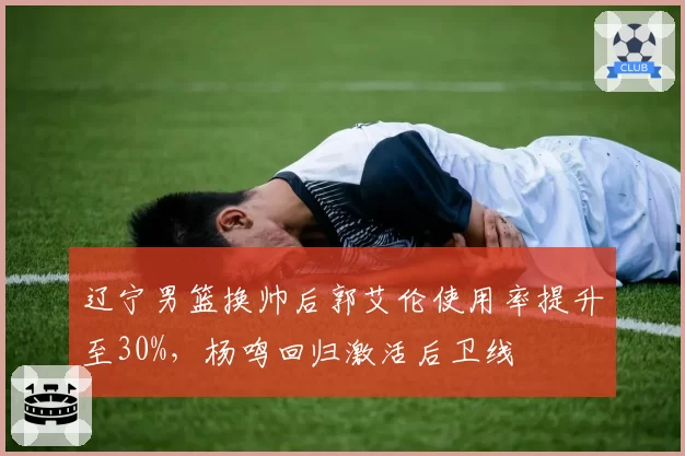 辽宁男篮换帅后郭艾伦使用率提升至30%，杨鸣回归激活后卫线