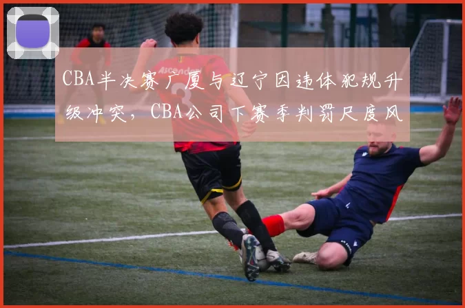 CBA半决赛广厦与辽宁因违体犯规升级冲突，CBA公司下赛季判罚尺度风向标预测